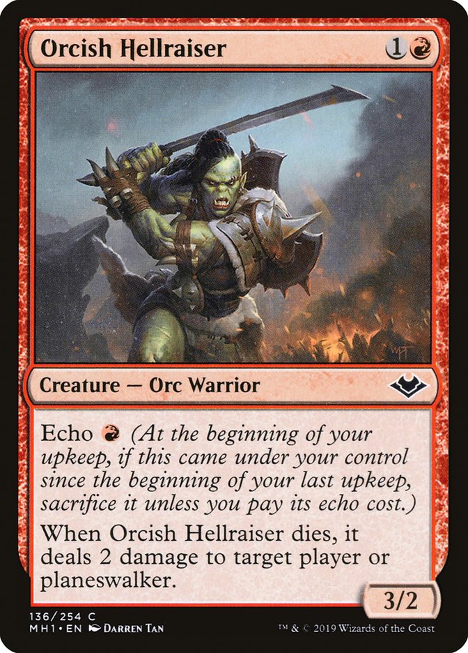 Orcish Hellraiser [Modern Horizons] | Exor Games New Glasgow