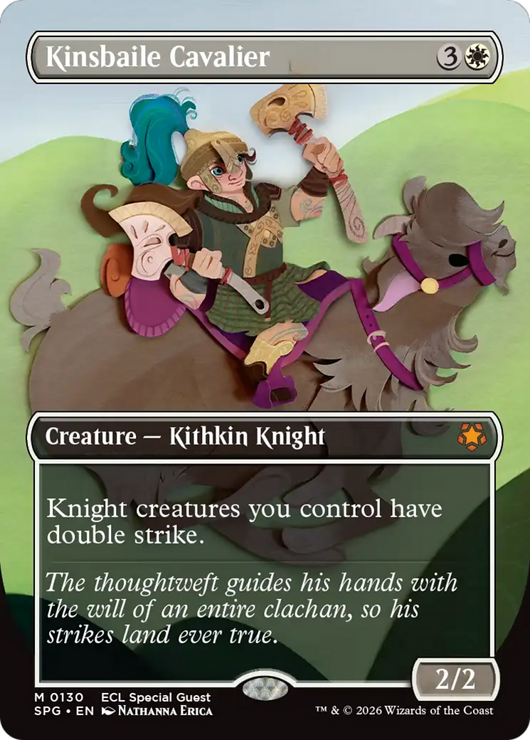 Kinsbaile Cavalier (Borderless) [Lorwyn Eclipsed Special Guests] | Exor Games New Glasgow