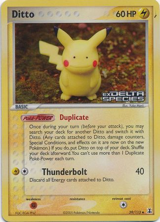 Ditto (39/113) (Stamped) [EX: Delta Species] | Exor Games New Glasgow