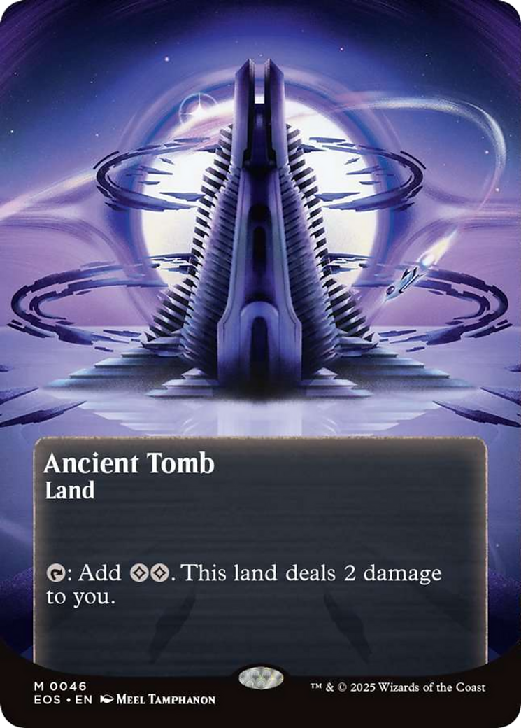Ancient Tomb (0046) (Borderless) [Edge of Eternities: Stellar Sights] | Exor Games New Glasgow