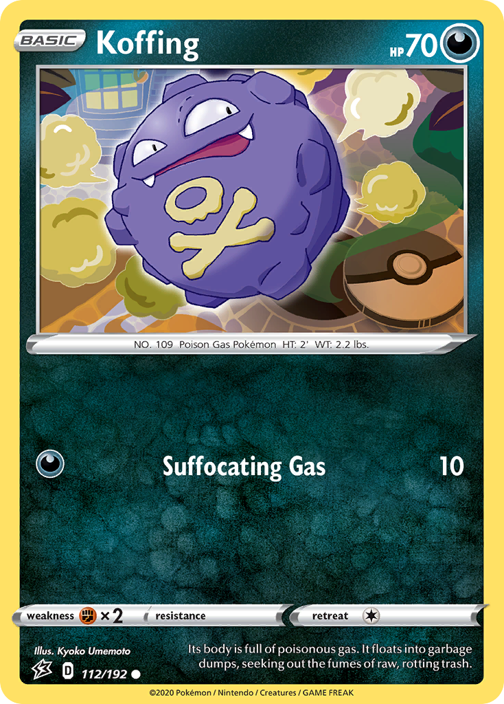 Koffing (112/192) [Sword & Shield: Rebel Clash] | Exor Games New Glasgow