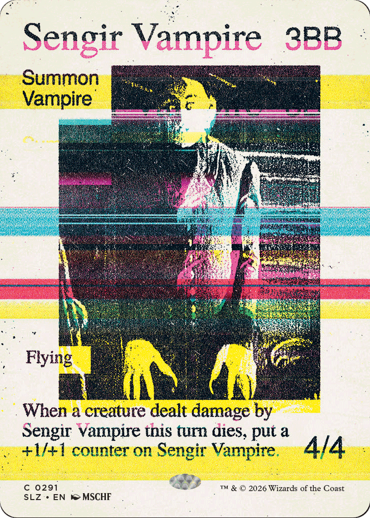 Sengir Vampire (0291) [Secret Lair x MSCHF: The Zeta Set] | Exor Games New Glasgow