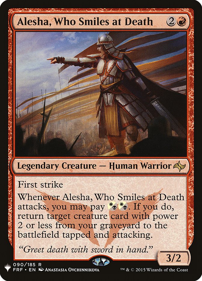 Alesha, Who Smiles at Death [The List] | Exor Games New Glasgow