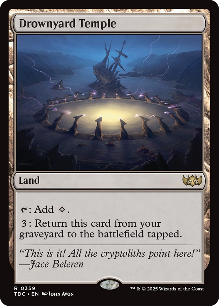 Drownyard Temple [Tarkir: Dragonstorm Commander] | Exor Games New Glasgow