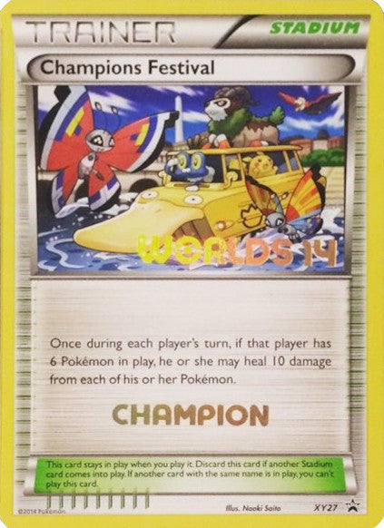 Champions Festival (XY27) (2014 Champion) [XY: Black Star Promos] | Exor Games New Glasgow