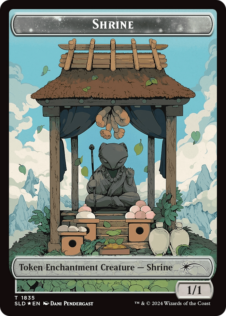 Shrine Token (Rainbow Foil) [Secret Lair: From Cute to Brute Tokens] | Exor Games New Glasgow