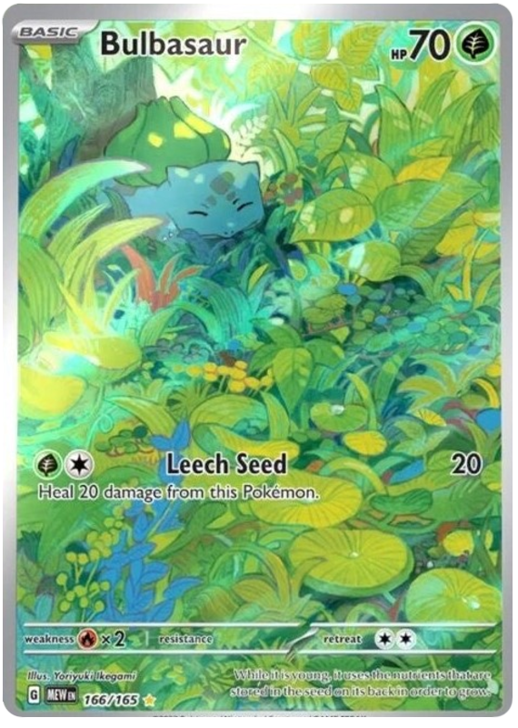 Bulbasaur (166/165) [Scarlet & Violet: 151] | Exor Games New Glasgow