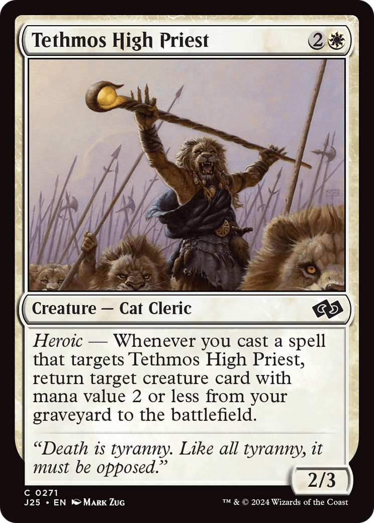 Tethmos High Priest [Foundations Jumpstart] | Exor Games New Glasgow