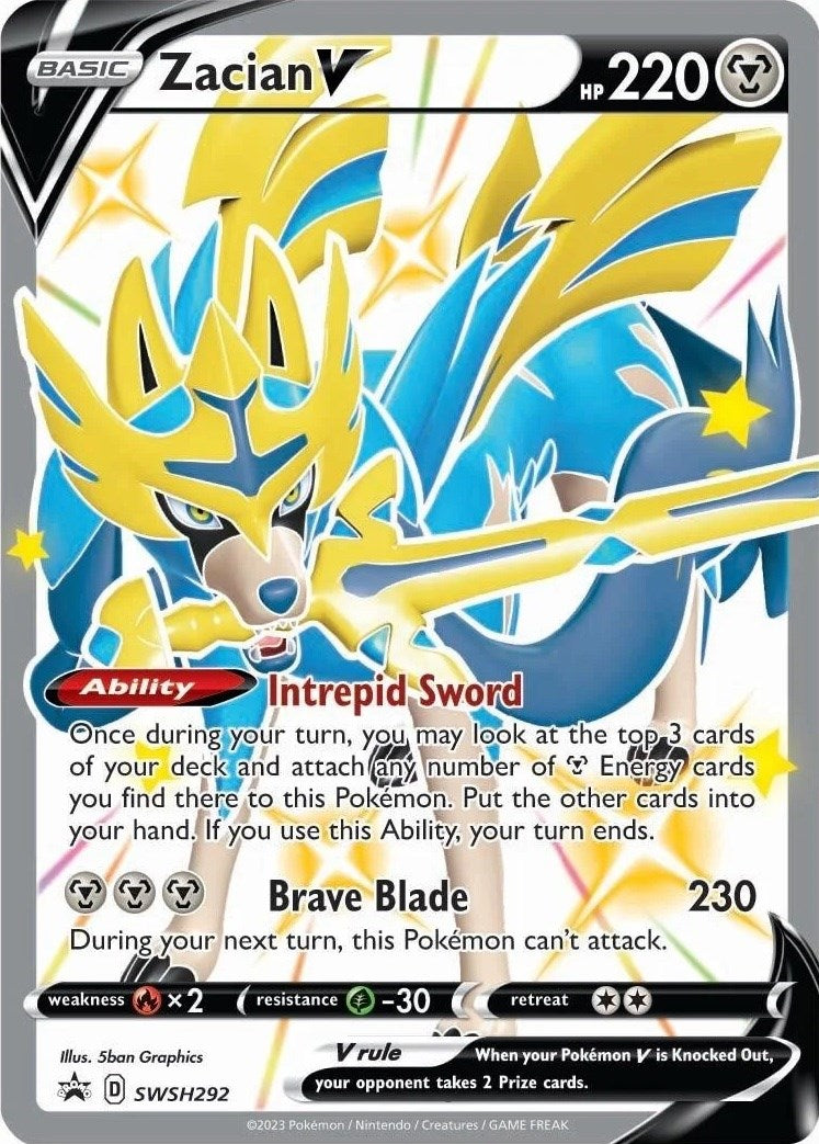 Zacian V (SWSH292) [Sword & Shield: Black Star Promos] | Exor Games New Glasgow