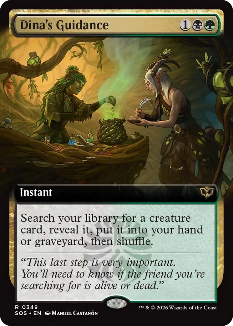Dina's Guidance (Extended Art) [Secrets of Strixhaven] | Exor Games New Glasgow