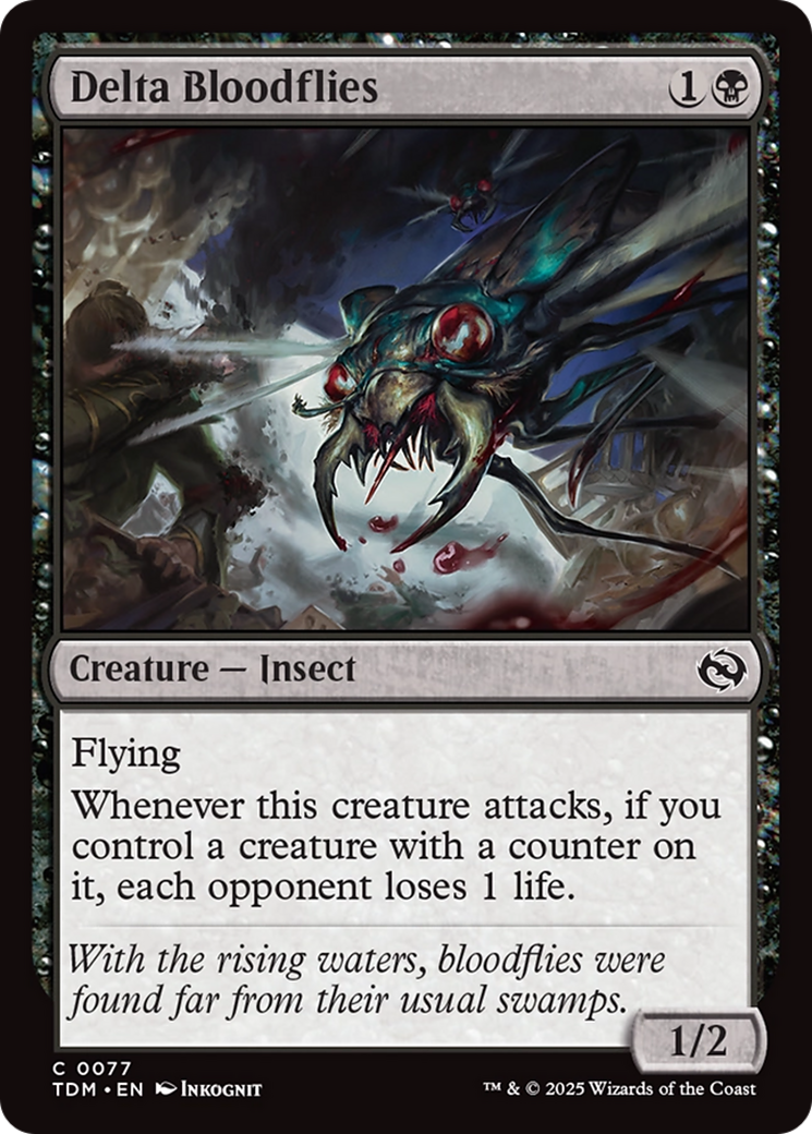 Delta Bloodflies [Tarkir: Dragonstorm] | Exor Games New Glasgow