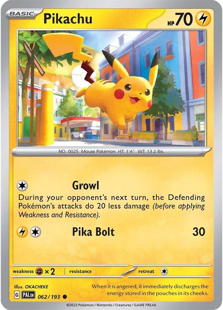 Pikachu (062/193) [Scarlet & Violet: Paldea Evolved] | Exor Games New Glasgow