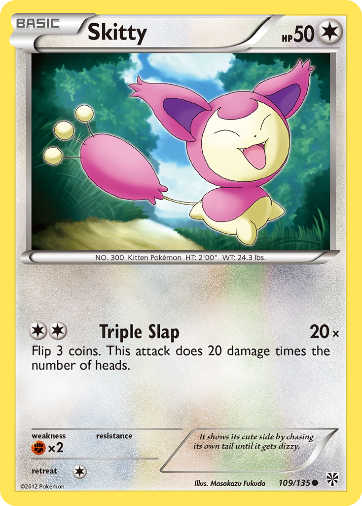 Skitty (109/135) [Black & White: Plasma Storm] | Exor Games New Glasgow