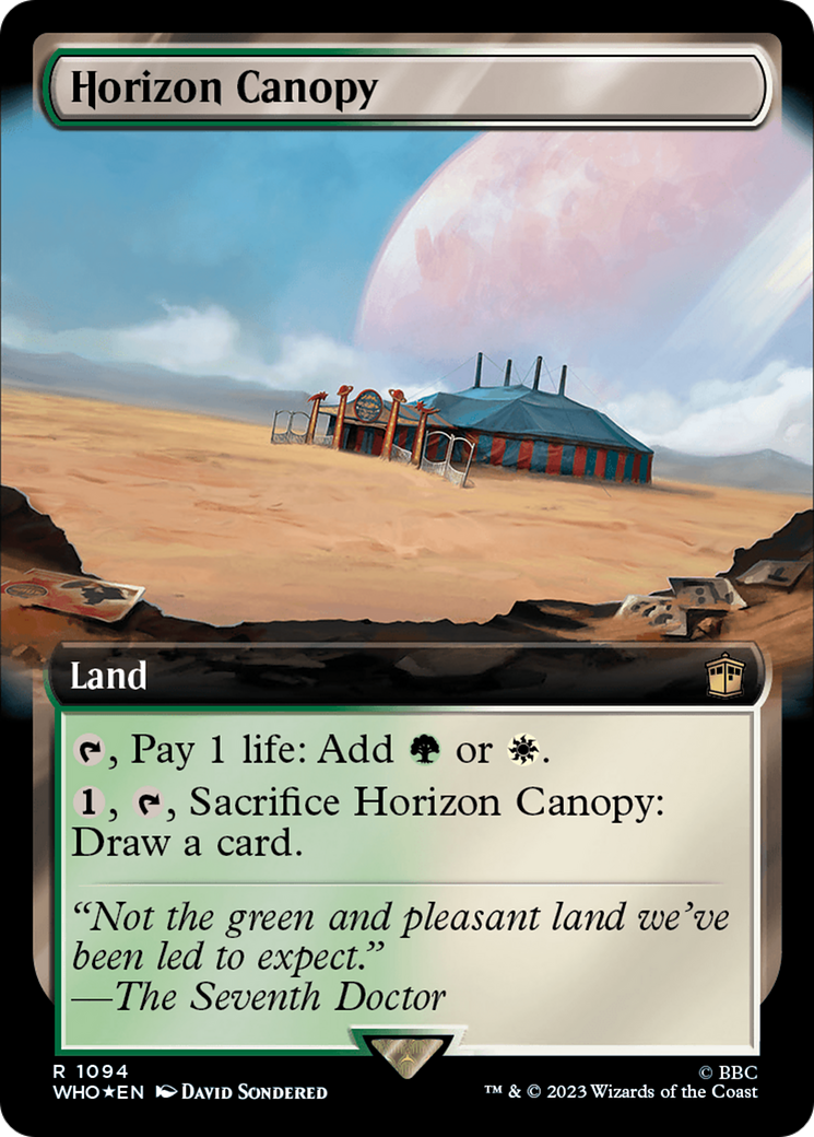 Horizon Canopy (Extended Art) (Surge Foil) [Doctor Who] | Exor Games New Glasgow