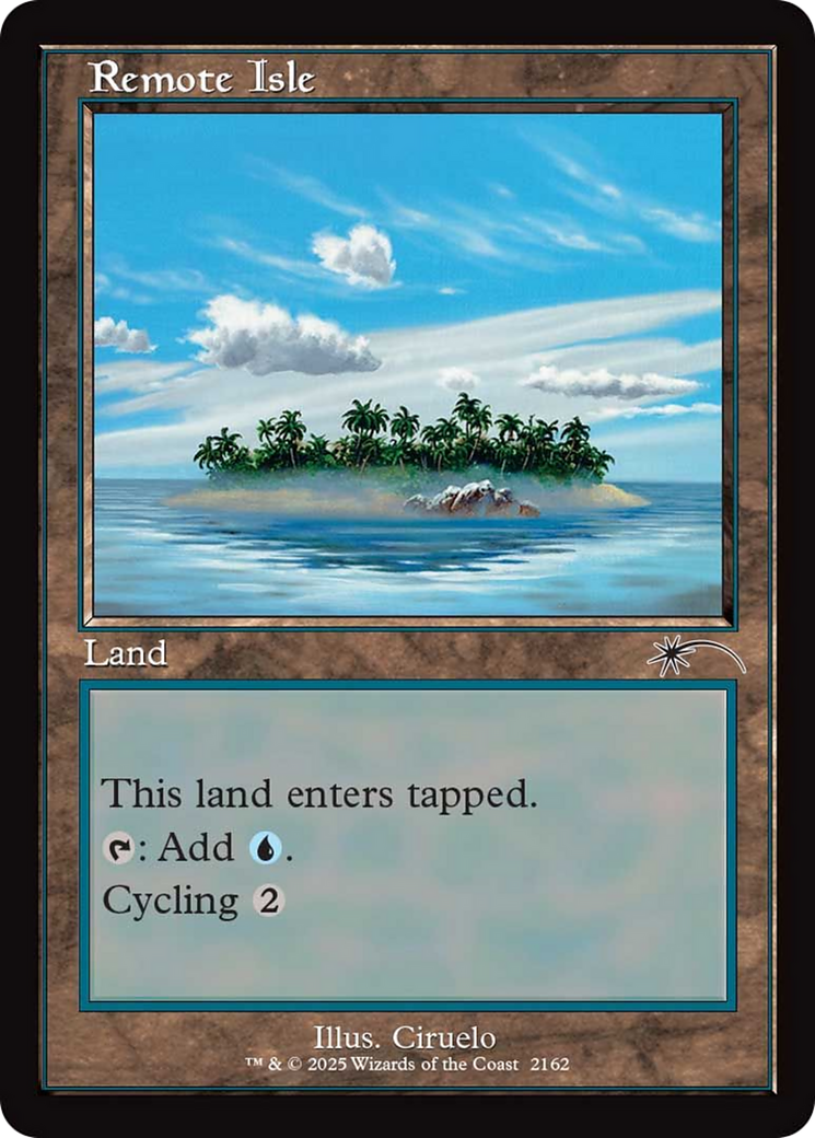 Remote Isle (Retro Frame) [Secret Lair Drop Series] | Exor Games New Glasgow