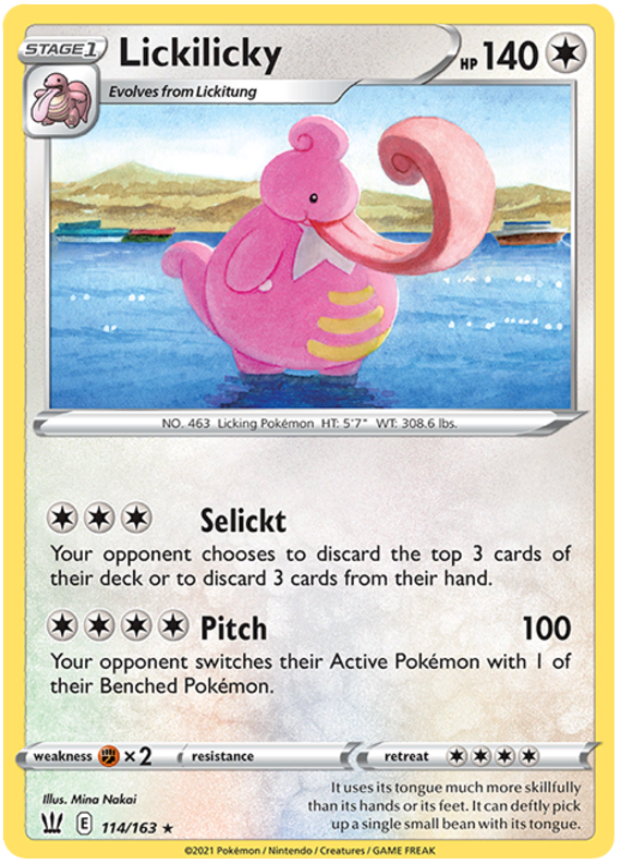 Lickilicky (114/163) [Sword & Shield: Battle Styles] | Exor Games New Glasgow