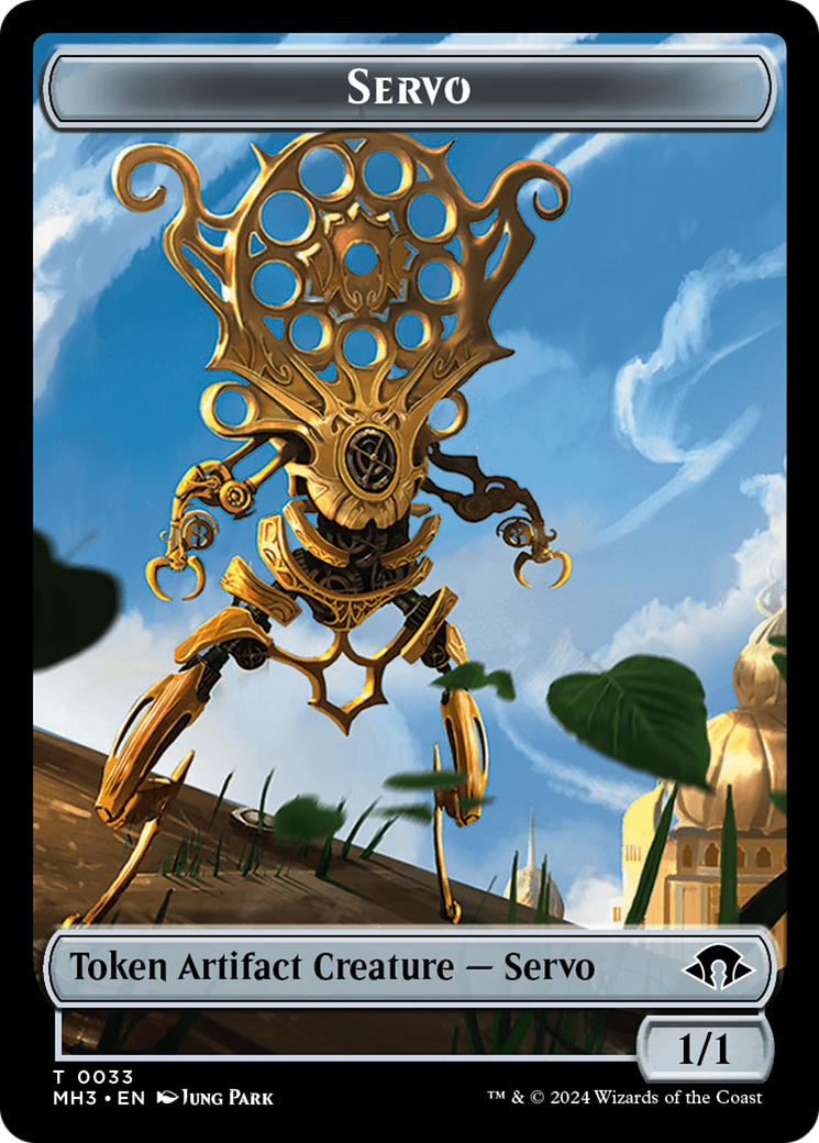 Illusion // Servo Double-Sided Token [Modern Horizons 3 Commander Tokens] | Exor Games New Glasgow