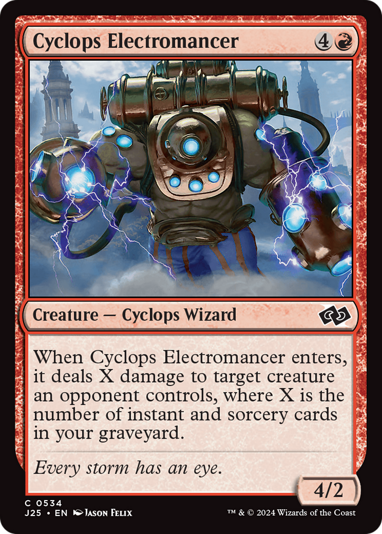 Cyclops Electromancer [Foundations Jumpstart] | Exor Games New Glasgow