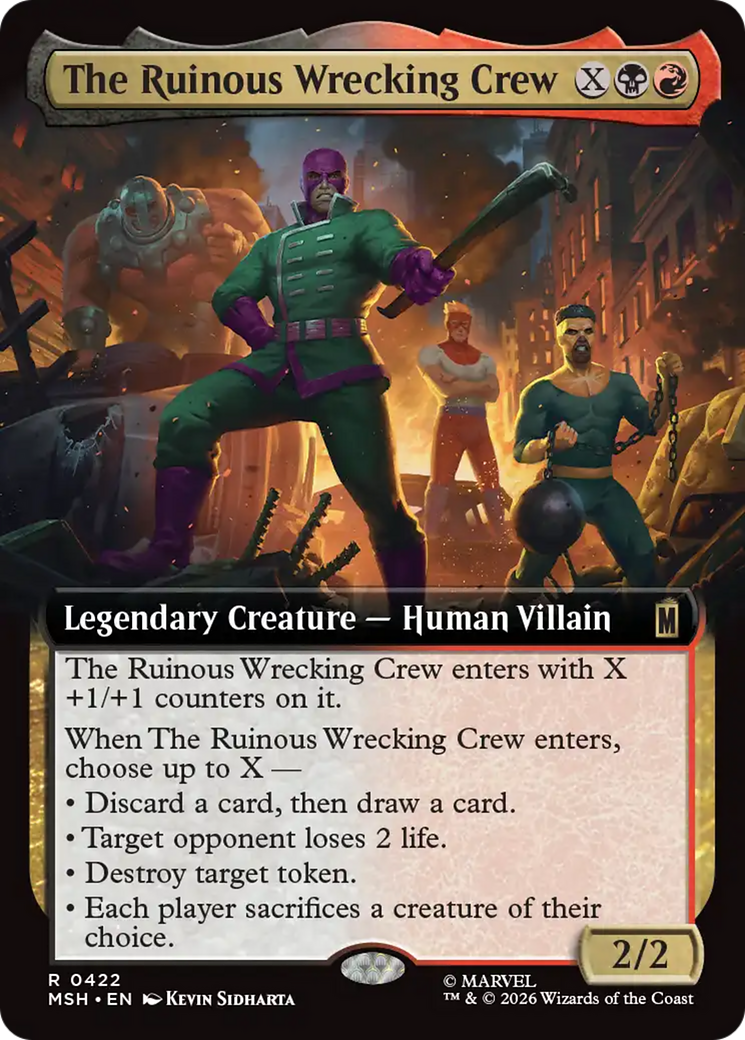 The Ruinous Wrecking Crew (Extended Art) [Marvel Super Heroes] | Exor Games New Glasgow