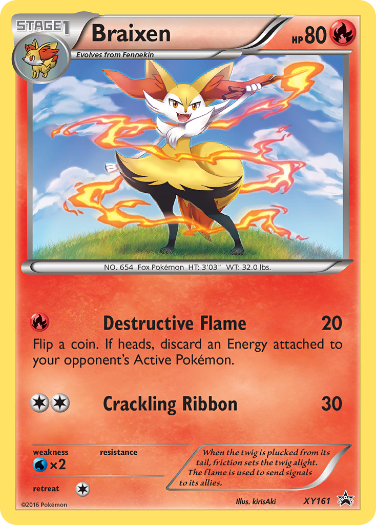 Braixen (XY161) [XY: Black Star Promos] | Exor Games New Glasgow