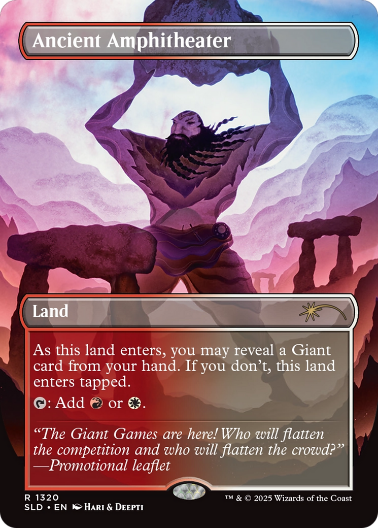 Ancient Amphitheater (Rainbow Foil) [Secret Lair Drop Series] | Exor Games New Glasgow