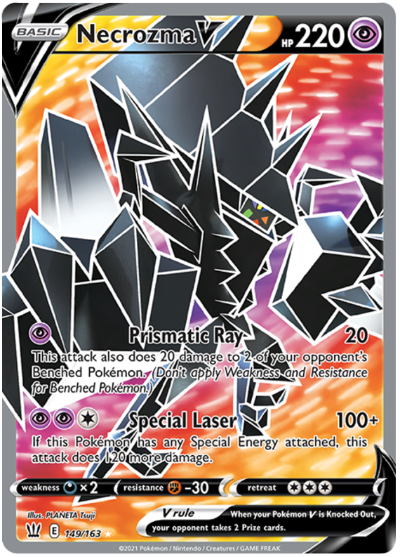 Necrozma V (149/163) [Sword & Shield: Battle Styles] | Exor Games New Glasgow