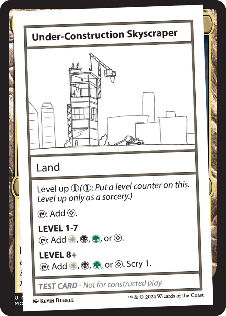 Under-Construction Skyscraper [Mystery Booster 2 Playtest Cards] | Exor Games New Glasgow