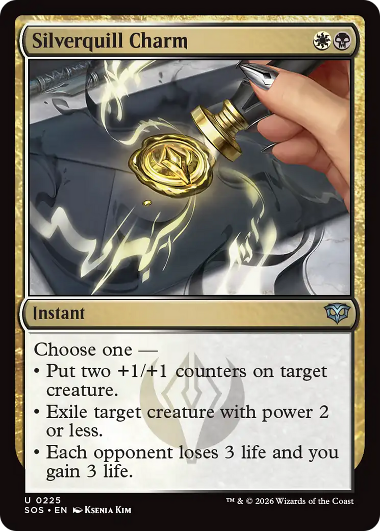 Silverquill Charm [Secrets of Strixhaven] | Exor Games New Glasgow