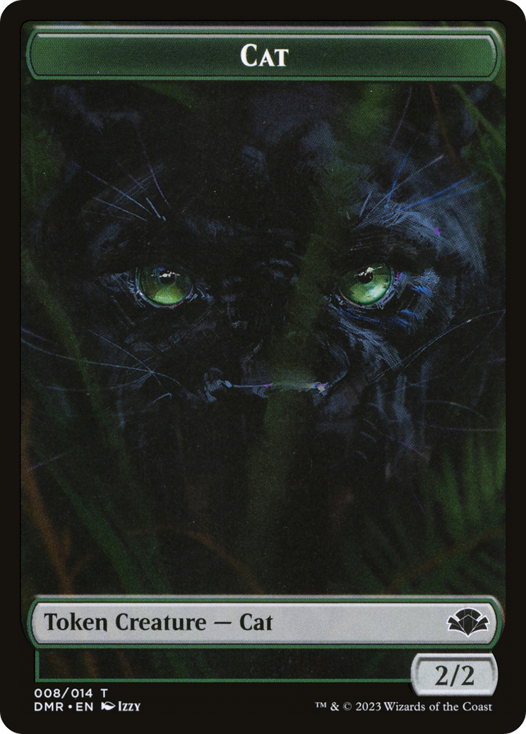 Cat Token (008) [Dominaria Remastered Tokens] | Exor Games New Glasgow