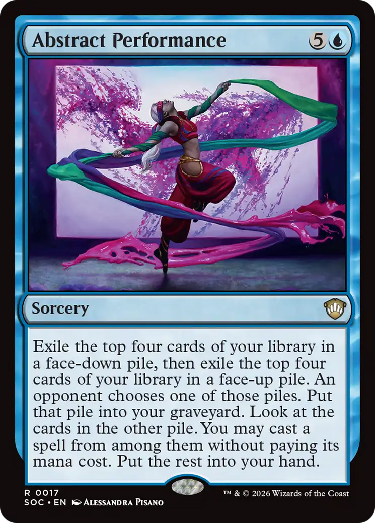 Abstract Performance [Secrets of Strixhaven Commander] | Exor Games New Glasgow