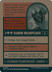 Garruk Wildspeaker [Secret Lair Drop Series] | Exor Games New Glasgow