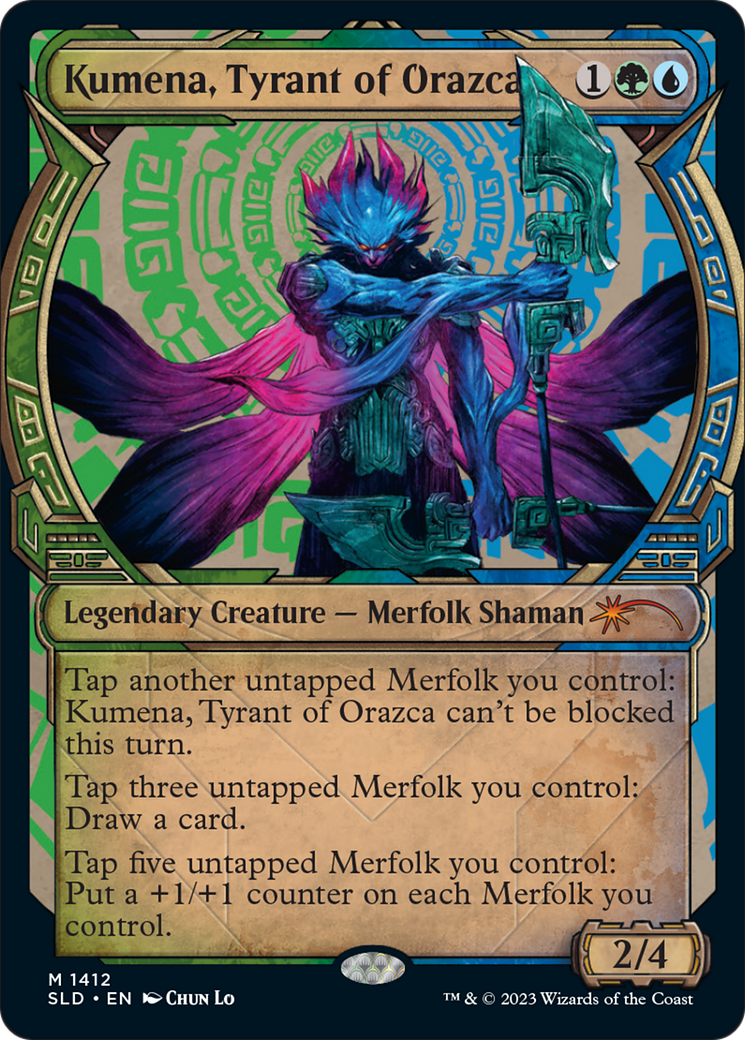 Kumena, Tyrant of Orazca (Rainbow Foil) [Secret Lair Drop Series] | Exor Games New Glasgow