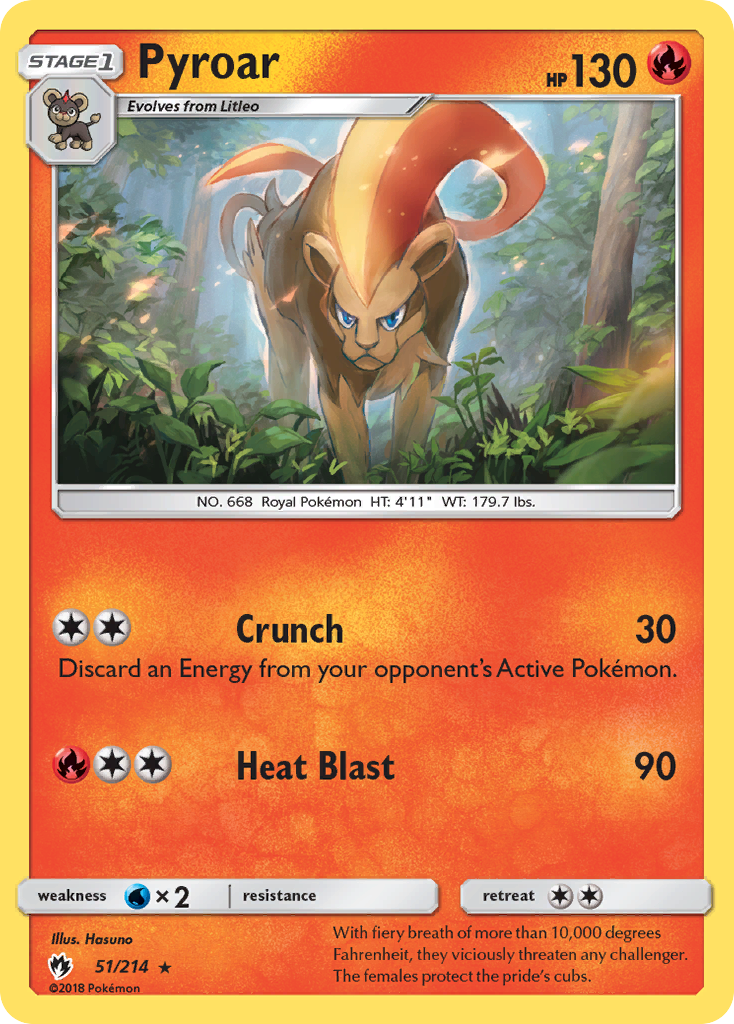 Pyroar (51/214) [Sun & Moon: Lost Thunder] | Exor Games New Glasgow