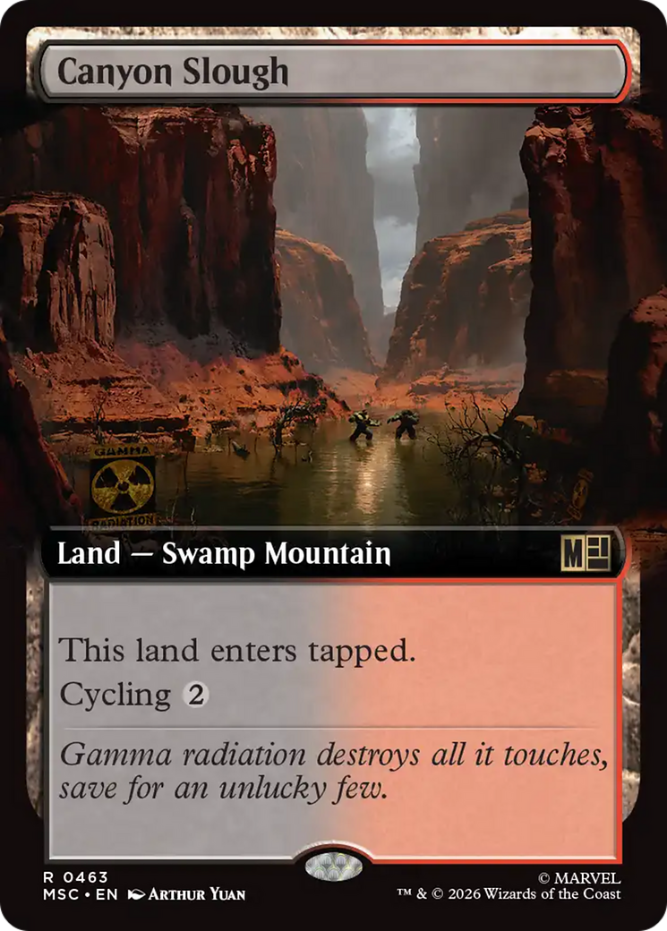 Canyon Slough (Extended Art) [Marvel Super Heroes Commander] | Exor Games New Glasgow