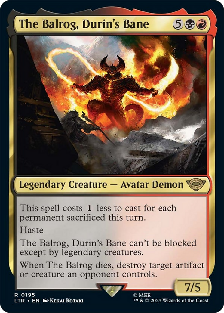 The Balrog, Durin's Bane [The Lord of the Rings: Tales of Middle-Earth] | Exor Games New Glasgow