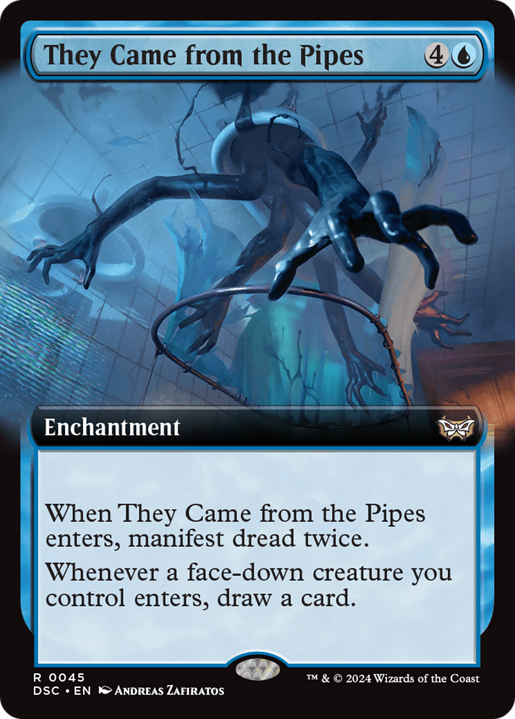 They Came from the Pipes (Extended Art) [Duskmourn: House of Horror Commander] | Exor Games New Glasgow