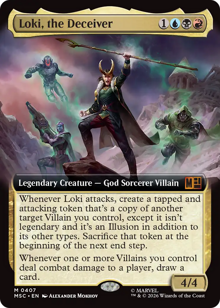 Loki, the Deceiver (Extended Art) [Marvel Super Heroes Commander] | Exor Games New Glasgow