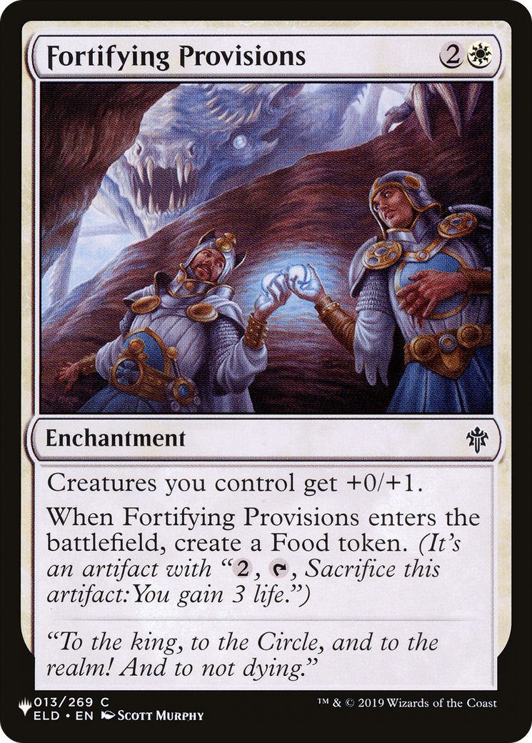 Fortifying Provisions [The List] | Exor Games New Glasgow