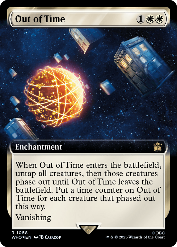 Out of Time (Extended Art) (Surge Foil) [Doctor Who] | Exor Games New Glasgow