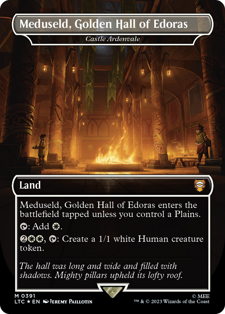 Meduseld, Golden Hall of Edoras - Castle Ardenvale (Surge Foil Realms and Relics) [The Lord of the Rings: Tales of Middle-Earth Commander] | Exor Games New Glasgow