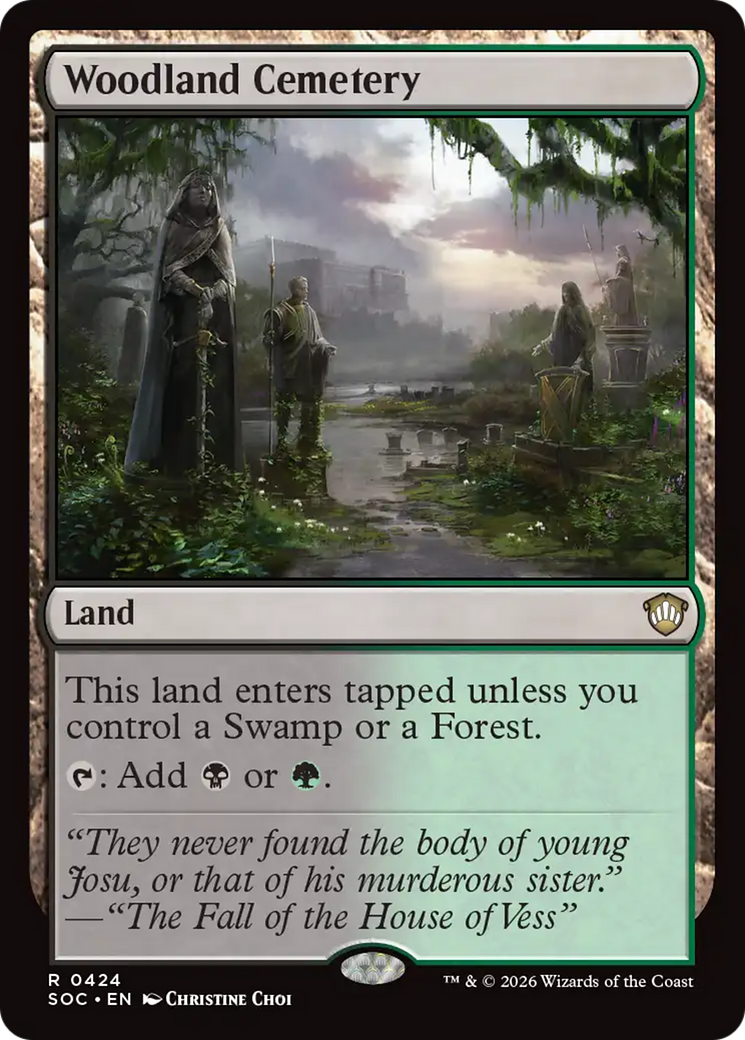 Woodland Cemetery [Secrets of Strixhaven Commander] | Exor Games New Glasgow
