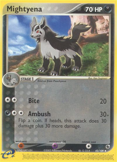 Mightyena (42/109) [EX: Ruby & Sapphire] | Exor Games New Glasgow