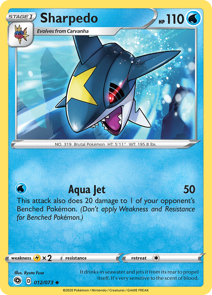 Sharpedo (012/073) [Sword & Shield: Champion's Path] | Exor Games New Glasgow