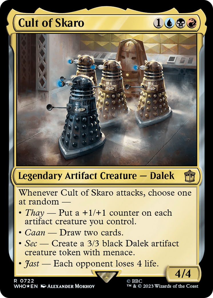 Cult of Skaro (Surge Foil) [Doctor Who] | Exor Games New Glasgow