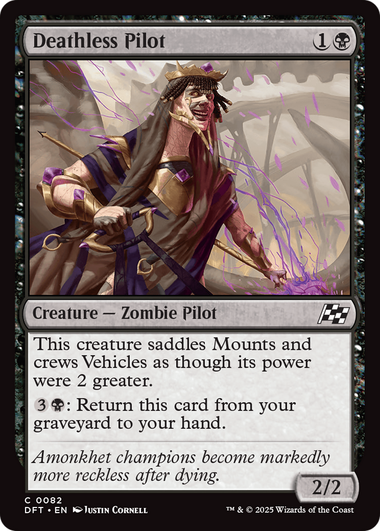 Deathless Pilot [Aetherdrift] | Exor Games New Glasgow