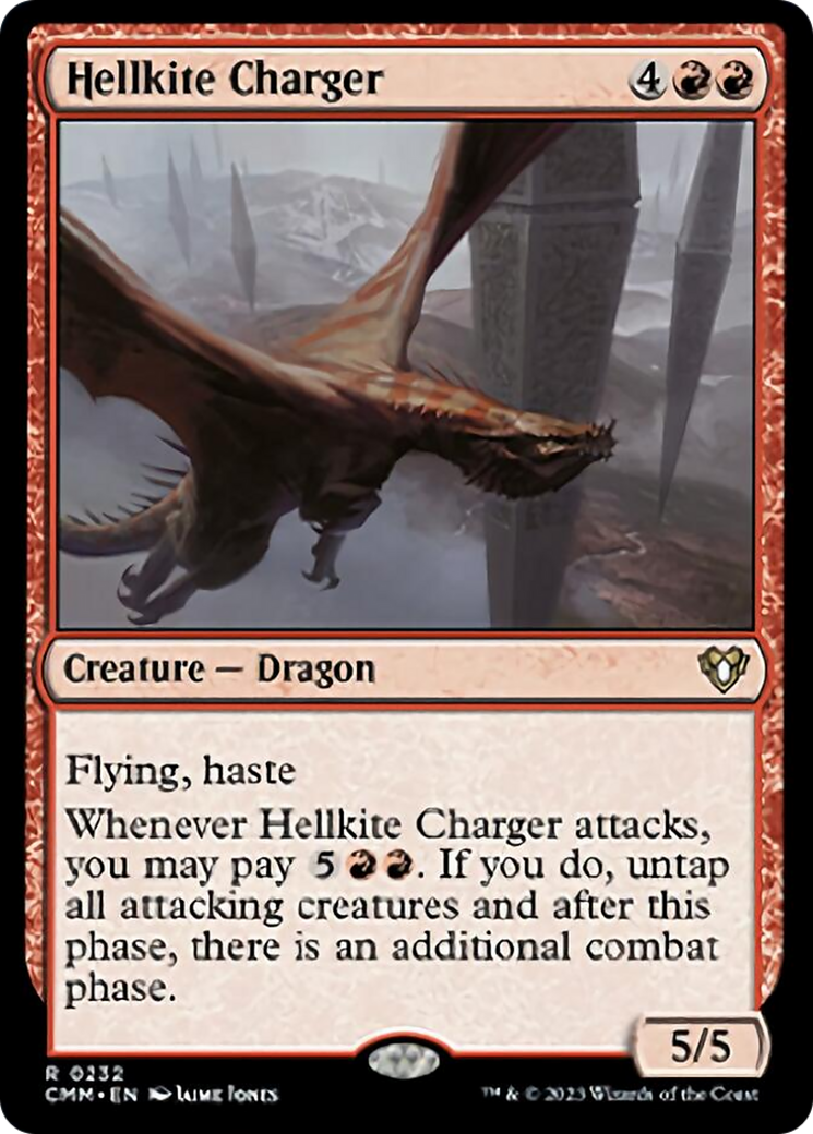 Hellkite Charger [Commander Masters] | Exor Games New Glasgow