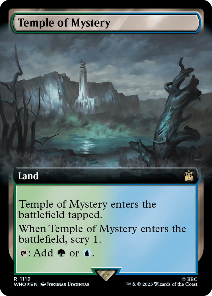 Temple of Mystery (Extended Art) (Surge Foil) [Doctor Who] | Exor Games New Glasgow