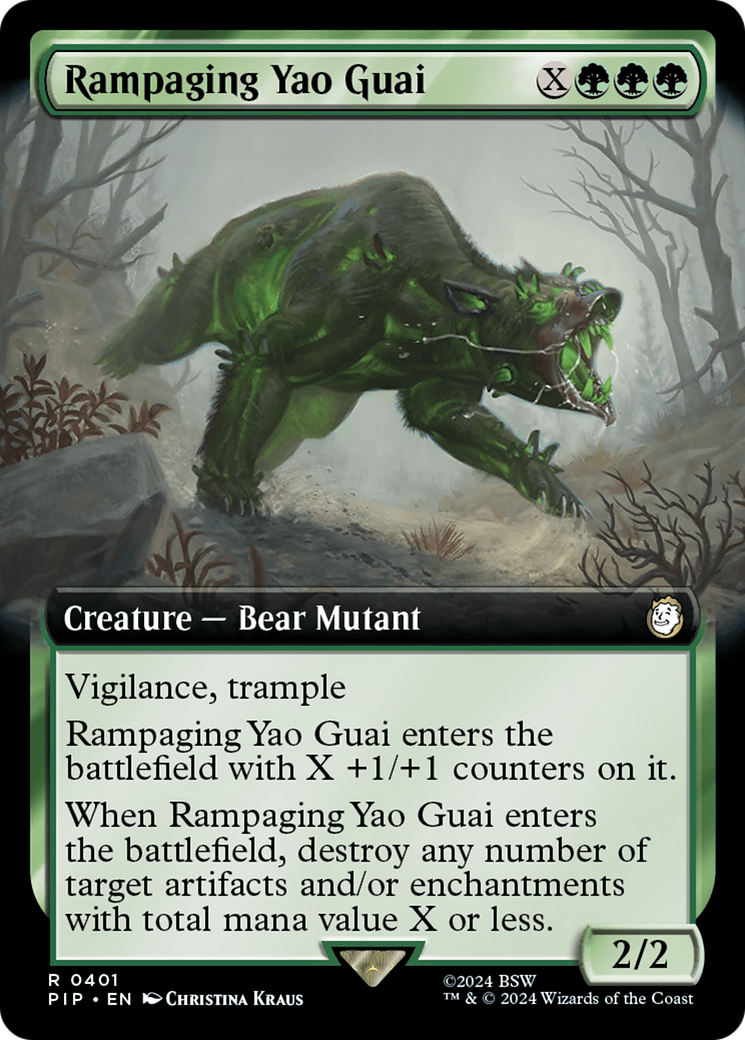 Rampaging Yao Guai (Extended Art) [Fallout] | Exor Games New Glasgow