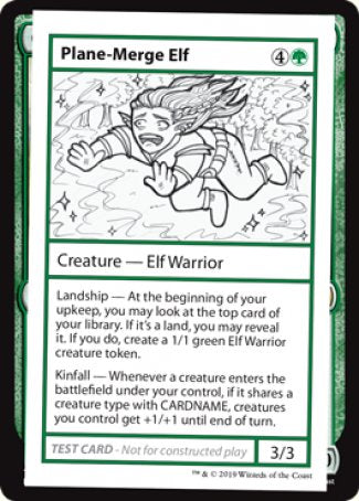 Plane-Merge Elf (2021 Edition) [Mystery Booster Playtest Cards] | Exor Games New Glasgow