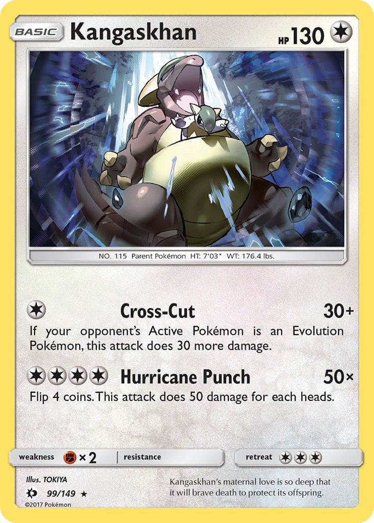 Kangaskhan (99/149) (Theme Deck Exclusive) [Sun & Moon: Base Set] | Exor Games New Glasgow